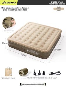 BSWOLF | Automatic Inflatable Portable Home Outdoor Camping Mattress
