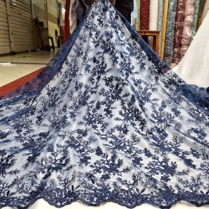 Murah! Tulle bordir lembut/bahan kebaya tille motif akar