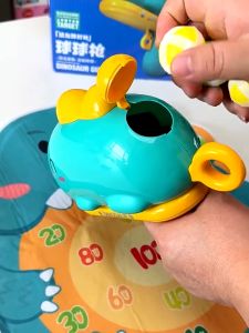 Mainan Anak Pistol Bola Dinosaurus Game Interaktif Orangtua-anak Dengan Target