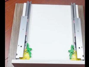 Ray âm giảm chấn 3 tầng 6615400-450mm kèm bộ tay khóa