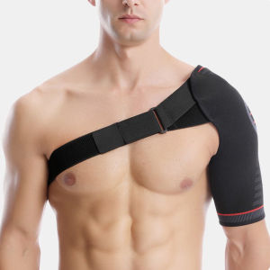 LAYOTO Sports Shoulder Pads Shoulder Pads Weightlifting Strength Training Strain Adjustable Pressurised Fixation Straps for Men