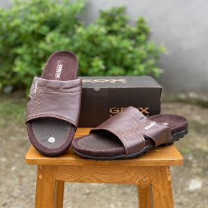 SANDAL GEOX RESPIRA / SANDAL SLOP PRIA SANDAL KULIT ASLI