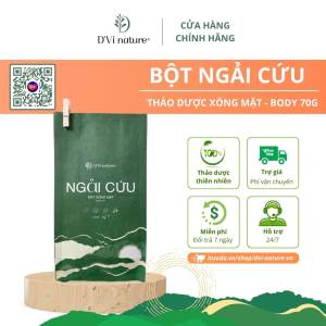 Xông ngải cứu DVi nature (1 lần dùng thử) thảo dược xông mặt body giúp thanh lọc cơ thể