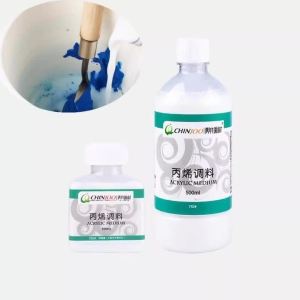 100/500Ml สีอะคริลิผสมเจือจางอุปกรณ์ศิลปะเริ่มต้นมืออาชีพจิตรกรรมวัสดุเพิ่มเม็ดสีไหล Concoction