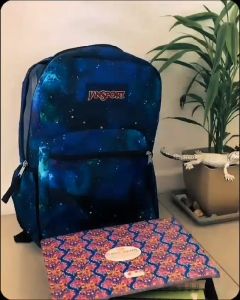 TAS SEKOLAH TAS JANSPORT MOTIF GALAXY PREMIUM GALAXY