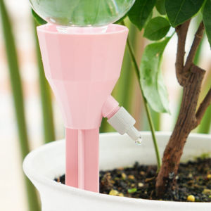 Plant Self Watering Spikes Automatic Plant Waterer Plant Watering Devices Adjustable Water Volume Drip Irrigation for Vacation