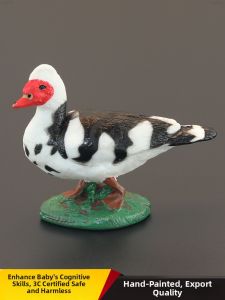 MENGSILE | Realistic Early Education Animal Toy Models Duck Set
