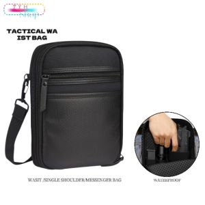 LuarPhone Tool Case Waist Bag With Belt Loops Holsters Shoulder Product size: 24 * 19.5cm [COD]Tactical Concealed Pouch Leather Bag