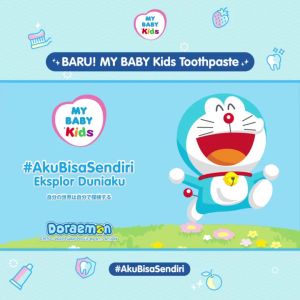 MY BABY KIDS Toothpaste 45gr | With Double Fluoride Xylitol & Calcium | Pasta Gigi Anak-Anak