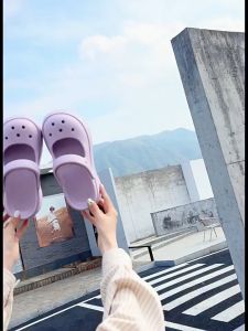 Dép sục màu Pastel siêu xinh đế cao 3.5cm PVC chống trơn trượt (Sục khoét) - SL072 iDép Store