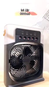 Super Ice Wind Air-Conditioning Fan Summer Refreshing Cool Portable Fan Portable Air Cooler Fan Table Fan for Bedroom Sleeping