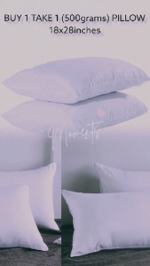 B1T1 Magic Pillows 500 grams ultra soft plush feel lightweight support breathable non-allergic 18" x 28" 2 pillows included.