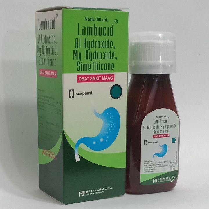 Lambucid suspensi 60ml untuk menurunkan asam lambung