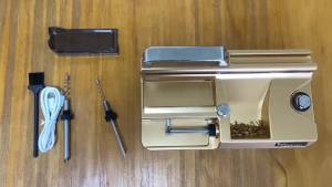 Electric Rolling Machine Automatic Cones LoaderPortable Pre Rolled Cones Filling Maker Automatic Roller 312A Silver