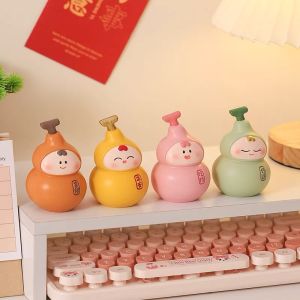 Fulu Small Gourd Ornament Office Desk Decorations Cute Cartoon Creative Healing Lucky Money Attracting Desktop Accessories