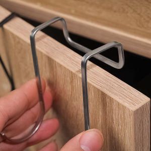 ตะขอไร้ตะเข็บผ้าขนหนูประตูหลังที่แขวนเสื้อโค้ทสแตนเลสแบบพกพา - On Sale