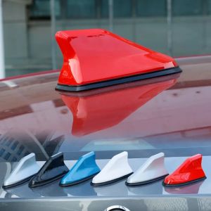 Car Shark Fin Antenna Cover for SUV Truck Universal Carbon Fiber Look Radio Signal Aerials Roof Exterior Accessories Amagi