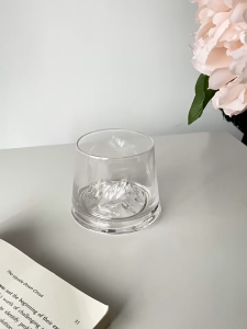 Creative Japanese Mount Fuji Whiskey Glass Vodka Glass Cup Transparent Tea Mugs Drinkware Beer Coffee Cups Heat-resistant