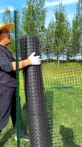 3FT/1M Thickened Plastic Fence Net 10-50M Chicken Net for Garden Greenhouses Outdoor Shed Poutry Construction Farm Anti UV Anti Aging High Toughness 3cm Aperture