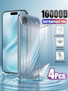 4 Pcs HD Back Hydrogel Soft Film Screen Protector Compatible with iPhone 17 Air 17 16 15 14 13 12 11 Pro Max X XR XS MAX