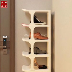 Kệ để giày dép Giá để giày 5 tầng kiểu mới đa năng thông minh chất liệu nhựa cao cấp - 2Shop store