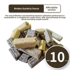 BESSN | Nanoparticle Bacteria House Filter Material Ceramic Ring Nitrifying Bacteria House Bottom Filter Water Stone