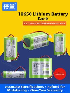 Doublepow | High Capacity 18650 Battery Pack Portable Speakers Radios Flashlights