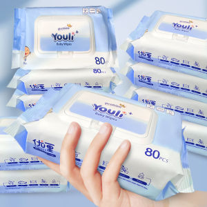 【จัดส่งตลอด 24 ชม】Poomsoft ทิชชู่เปียก Baby Wipes 80แผ่น กระดาษทิชชู่เปียก ผ้าเปียก ทิชชู่เปียก กระดาษทิชชู่เปียก Poomsoft - Lazada