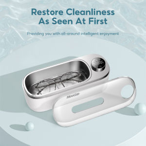 MeeGoo เครื่องล้างแว่นตาไร้สายUltrasonic cleaner  Smartเครื่องล้างแว่นตาอัลตราโซนิก 45KHz เครื่องประดับ ล้างแว่นตา