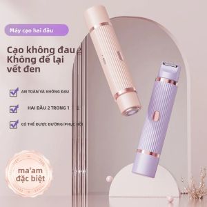 Máy Cạo Râu Di Động 2 Trong 1 Cho Nam Và Nữ Dao Cạo Tóc Có Thể Sạc Lại Với Chất Liệu ABS