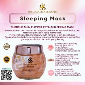 Masker Mawar SS Skin | Supreme Skin Flower Petals Sleeping Mask