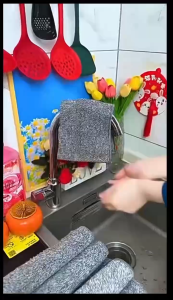 YiGo- Bamboo Charcoal Kitchen Cleaning Cloth Non-Stick Oil Dishwashing Rag Super Absorbent Thick Microfiber Cleaning Towel 抹布 百洁布 不沾油 吸水力强 加厚 纤维 洗碗
