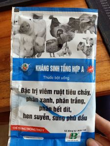 KS tổng hợp A Tiêu chảy phân xanh phân trắng thú y tây bắc