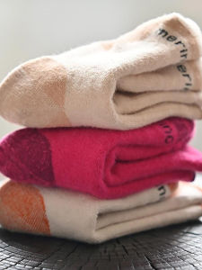 Tất Lông Cừu Dày Thoáng Khí Cho Nam Và Nữ Đi Bộ Đường Dài Ngoài Trời Đi Tuyết Leo Núi Tất Lông Cừu Merino