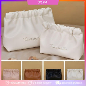 Portable Travel Makeup Bag PU Leather Comestic Bag Toiletry Wash Organizer For Travel Fashion Ins