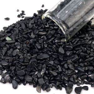 Random 50g/100g High Quality Obsidian Chips Decoration Natural Crystal Raw Stone Birthday gift Scene decoration.