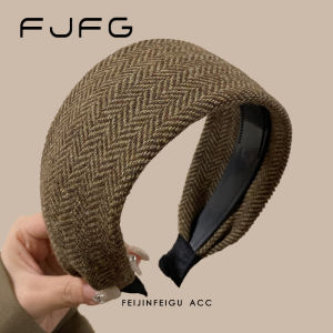 High Top Knot Hairband Womens Autumn Winter Vintage Pressing Hair Small Face Effect Hair Sewing Cover up New Fashion Accessories