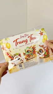 SET 3 LỒNG ĐÈN TRUNG THU 3D THỎ RỒNG LÂN – Giấy Kraft In Màu Đèn LED Que Cầm Tự Lắp Ráp