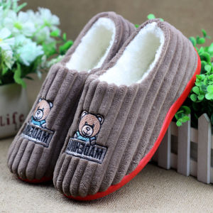 Dép Bông Lót Lông Cừu Mùa Đông Cho Nữ Đế Dày Chống Trượt Trong Nhà Dễ Thương Giày Đi Trong Nhà Cho Bà Bầu Đế Mềm