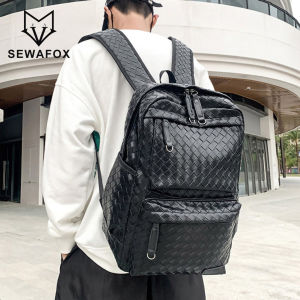 SEWAFOX | Stylish Mens Leather Backpack