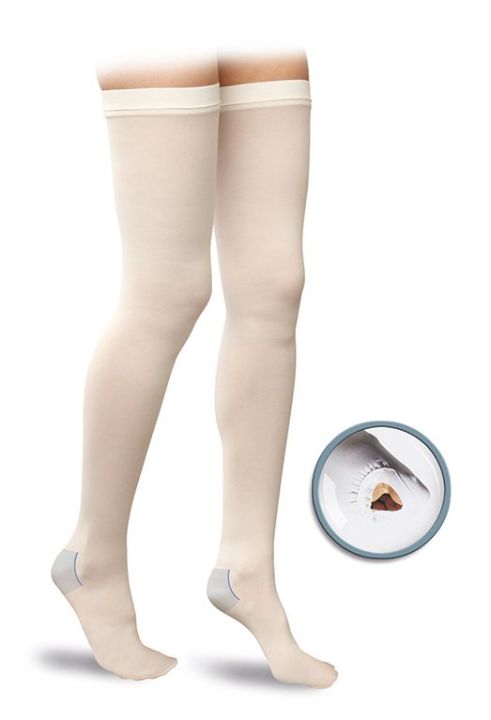 Anti Embolic Stockings (Thigh High) with Inspection Hole 18mmHg