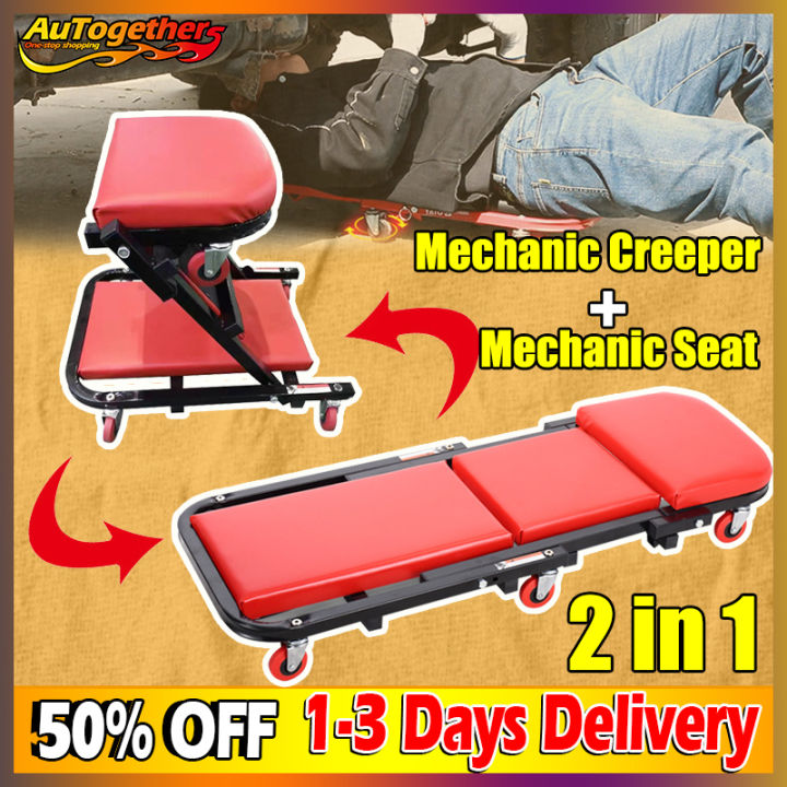 Mechanic Creeper Car Creeper Heavy Duty Foldable Car Repair Lying Board
