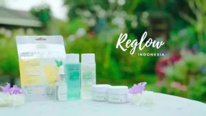 (AGEN RESMI GRATIS ONGKIR) Reglow Skincare 1 Paket Ori Glowing dr sindy Series Free Pouch Korean Glowing Skin Treatment Skincare Perawatan Wajah Toner&Micellar Water Facial Wash Cream Serum Whitening&Glowing BPOM 100% Ori