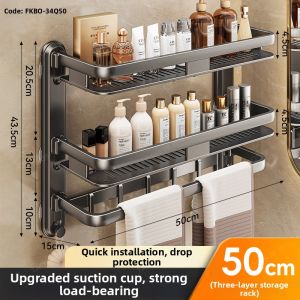 TAOSHI | Suction Wall-mounted Bathroom Organizer