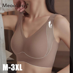MeooLiisy Thin Cup Plus Size Minimizer Bra Push Up Full Coverage Lingeries for Women Seamless Non Wire Brassiere Underwear Ladies