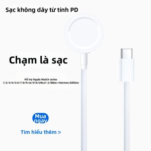 A&M | Cục Sạc Không Dây Từ Tính Di Động Sạc Nhanh Cho Apple Watch