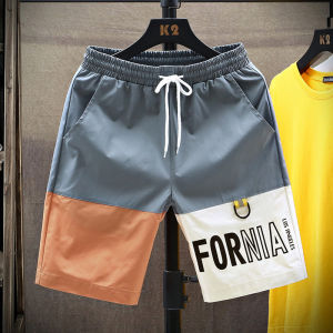 Men Shorts Summer Trendy Thin Straight-leg Loose Track Pants Casual Breeches Beach Fifth Pants Large Trunks