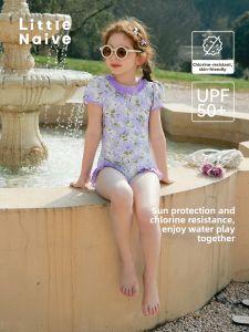 Little Naive | Sun Protection One-Piece Swimming Suit