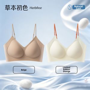 Invisible Lightweight Gathering Cooling Bra Thin Straps