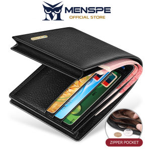 MENSPE Mens Wallet Thickened Cash Slot Simple Short Wallet Soft PU Business Wallet Retro Wallet Multi-Card Position Wallets Travel Purses Coin Pouch ID Credit Cards Holders